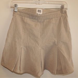 Urban Outfitters BDG SMALL Beige Corduroy Mini Skirt
